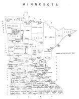 Minnesota State Map, McLeod County 1963